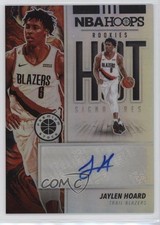 2019 Panini NBA Hoops Premium Stock Hot Signature Rookies Jaylen Hoard Auto RC