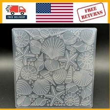 Unique 3D Sea Star Shell Texture Embossing Folder - Ideal for DIY Projects