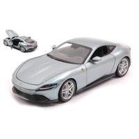 Ferrari Roma 2020 Silver 1:24 Burago Auto Stradali -D- Neues Modell