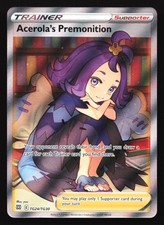 Acerola's Premonition TG24 SWSH09 Brilliant Stars Trainer Gallery Pokemon Card