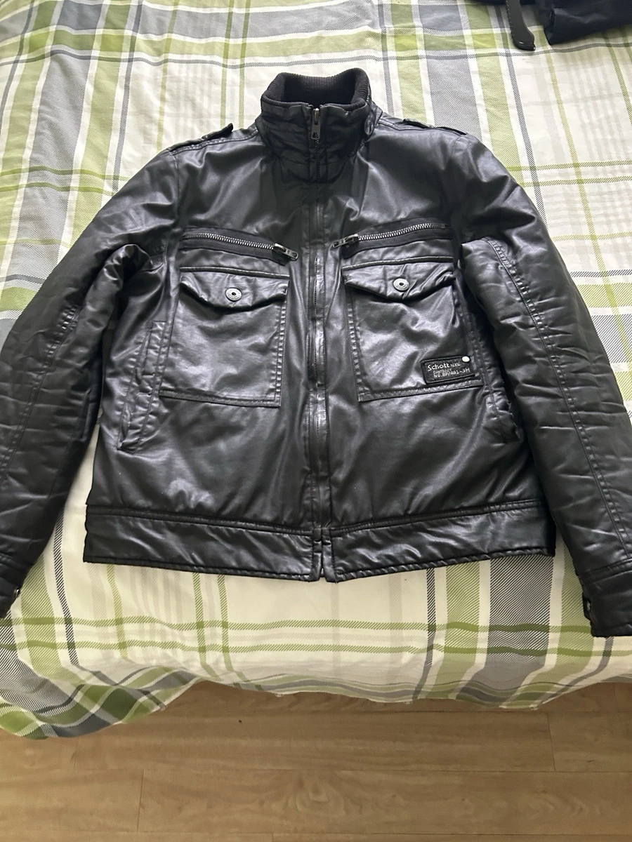 Chaqueta estilo militar Schott algodón encerado talla M
