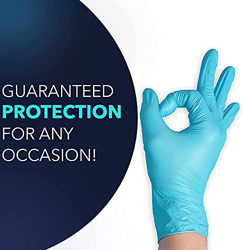 HUAYUAN POWDER FREE NITRILE EXAM DISPOSABLE GLOVES 100PCS LA