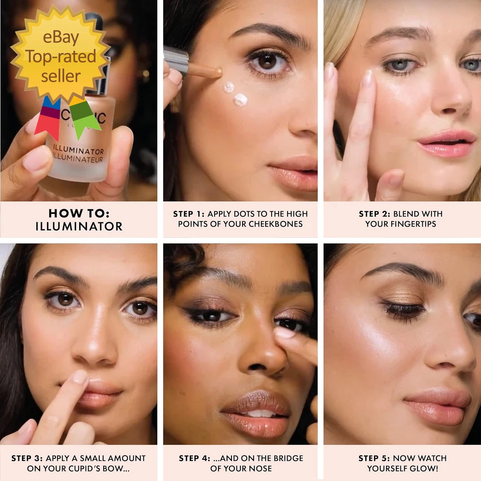 ICONIC LONDON Illuminator | Liquid Highlighting Drops for a Radiant Glow, Cruelt - Image 3 of 4