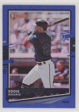 2020 Panini Donruss Holo Blue Eddie Rosario #161 tj0