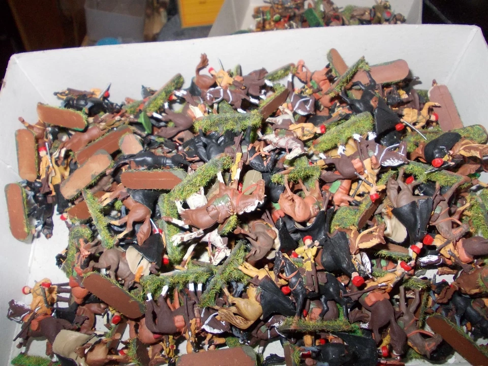 1:72 Figuren bemalt  Konvolut russ. Kav.  WW2 , 111 x Kosaken  , Modellbau - Bild 3 von 4