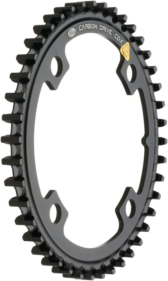 Gates Carbon Drive CDX CenterTrack Front Belt Drive Ring - 42t 4-Bolt 104mm BC 14390₽