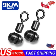 25Pcs Heavy Fishing Rolling T-Swivels 3-Way Swivel Rigs Fishing Tackle Connector