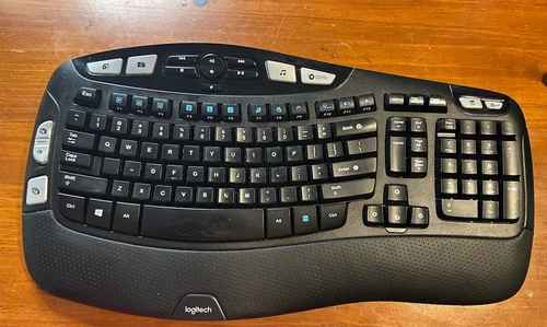 Logitech K350 Comfort Wave Wireless Keyboard With Dongle