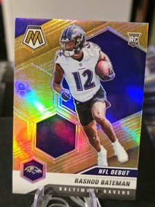 2021 Panini Mosaic HONEYCOMB PRIZM #249 RASHOD BATEMAN ROOKIE 🔥 Ravens 