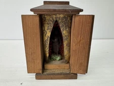 Y9624 STATUE Fudo Myoo small Acala figurine shrine Japan antique Buddhist art