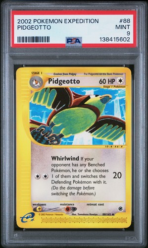Pidgeotto graded PSA 9 for sale on eBay