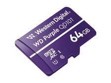WD Purple Surveillance microSD XC Class 10 UHS 1 Micro SD 64 WDD064G1P0C-85AEL0