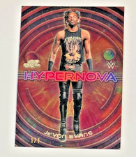 Marketplace image: 2026 TOPPS WWE COSMIC CHROME JE'VON EVANS HYPERNOVA SUPERFRACTOR SSP TRUE #1/1