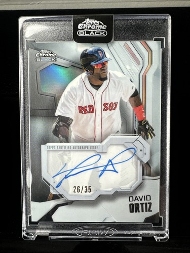 2026 Topps Chrome Black David Ortiz Ivory Autographs (RAW)