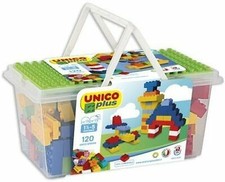 Androni Cesta Secchio Costruzioni Unico Plus Mattoncini Grandi 120 Pz