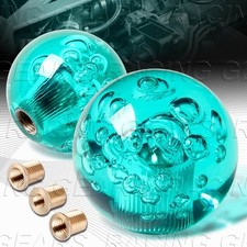 Vip Ball 60mm W-power Transparent Manual Mt Teal Crystal Bubble Shift Knob Vip Ball 60mm W-power Transparent Manual Mt Teal Crystal Bubble Shift Knob