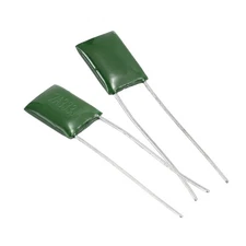 50 Pcs Metallized Polypropylene Film Capacitor, 0.033uF 100V 5%, Green