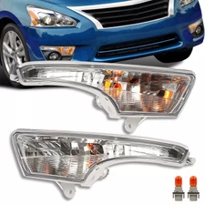 Pair Front Bumper Turn Signal Light Fit For Nissan Altima 2013-2018 2014 2015
