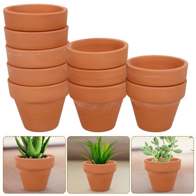  10 Pcs Cactus Pot Terracotta Pots Saftiger Blumentopf Büro Baby Aus Keramik