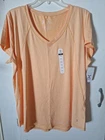 Xersion Top T- Shirt Sz XXL Orange Florida Mango Essential Perfm NWT 0315B3