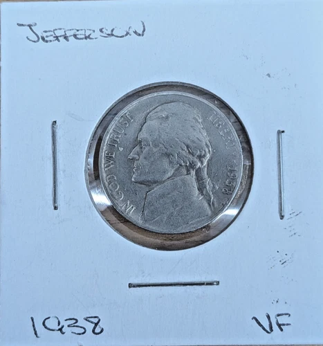 1938 Jefferson Nickel - VF Very Fine - P
