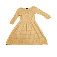 American Eagle Outfitters Cream Knit Sweater Dress Women’s Size Small Petite