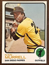 1973 Topps Baseball - #409 Ivan Murrell Padres Near Mint-Mint NM-MT (Set Break)