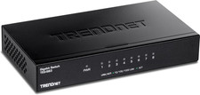 Conmutador Gigabit TRENDnet 8 puertos TEG-S83 16Gbps metálico sin ventilador RJ-45