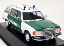 Minichamps 1/43 Mercedes Benz W123 Kombi Polizei Police Diecast Model Car