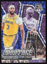 2023-24 Mosaic Montage Fast Break Blue /85 Anthony Davis #17 Lakers