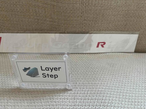 Large TOYOTA GR GAZOO Racing Sticker Decal White and Red Approx 6cm x 90cm JAPAN - Picture 4 of 10