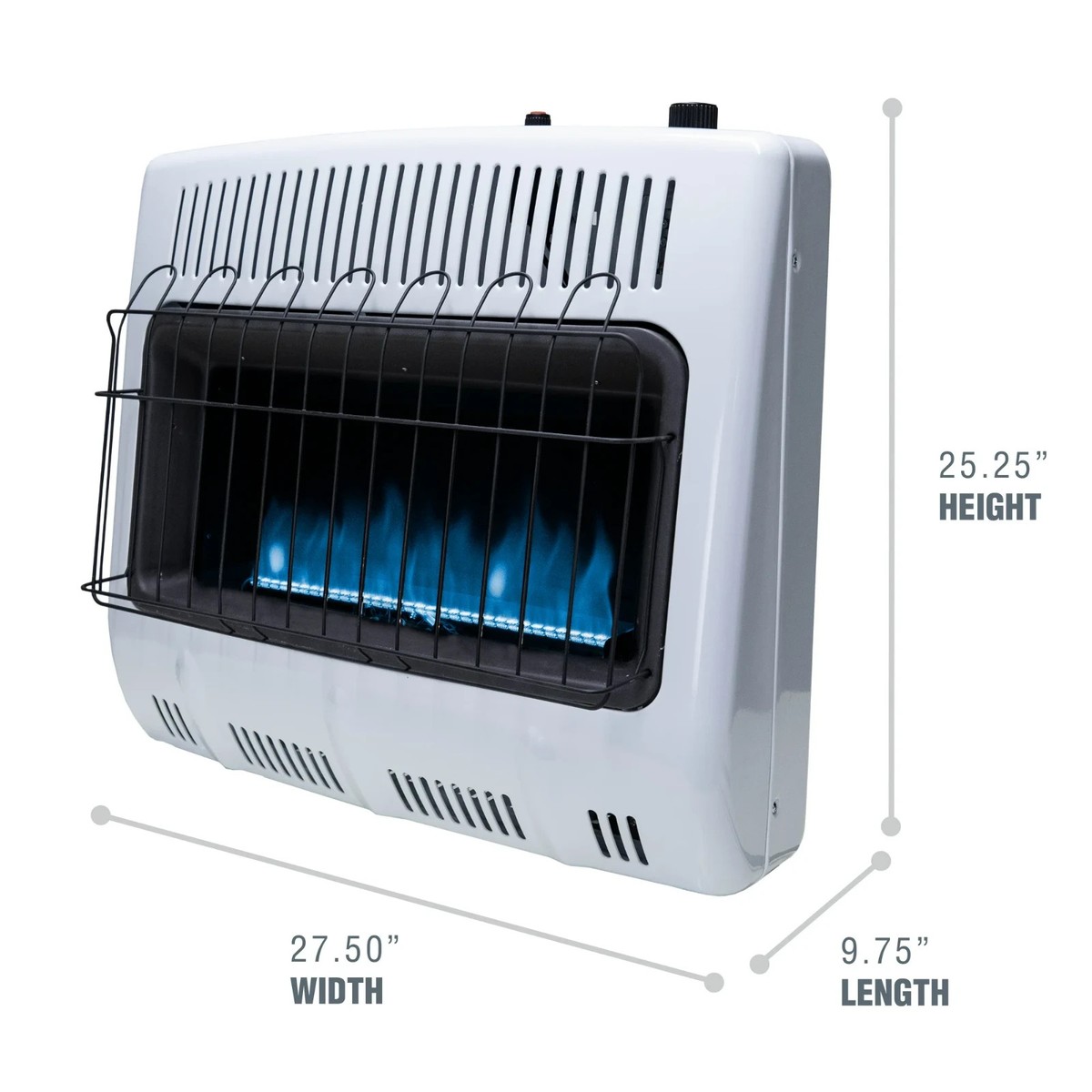 Heater 30000 Btu Propane Blue Flame Best Propane Wall Heaters