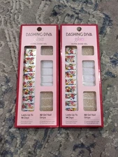  Dashing Diva 👩‍🎤 Ultra Shine 32 Gel Nail Strips.   Lot Of 2