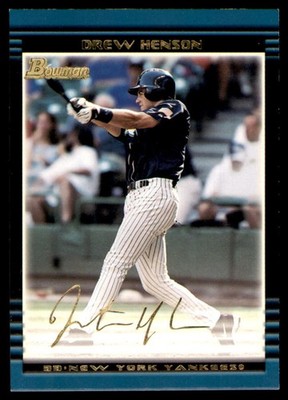 2002 Bowman Draft Picks Gold - NEW YORK YANKEES Team Set
