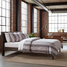 Completo copripiumone matrimoniale Bassetti Bright a righe 41