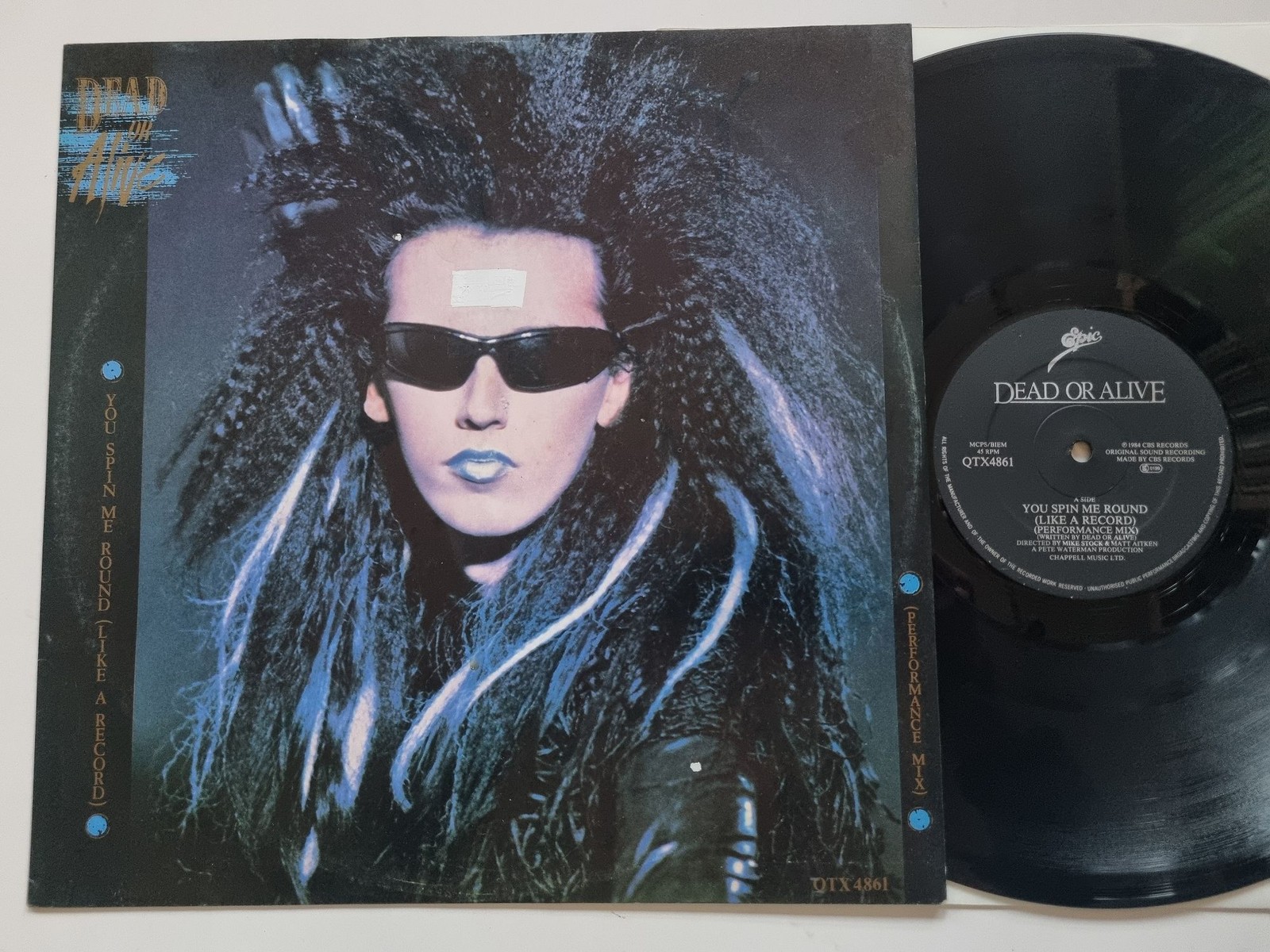 Dead Or Alive – You Spin Me Round (Like A Record) (Performance Mix) 12'' UK