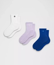 Lululemon Daily Essential Socks 3-Pack       Size L