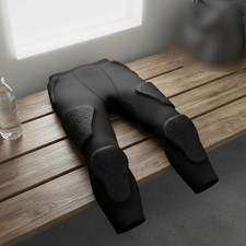Hexagon Knee Guard Pants Ergonomic Flat Seams for Gridiron, Cycling