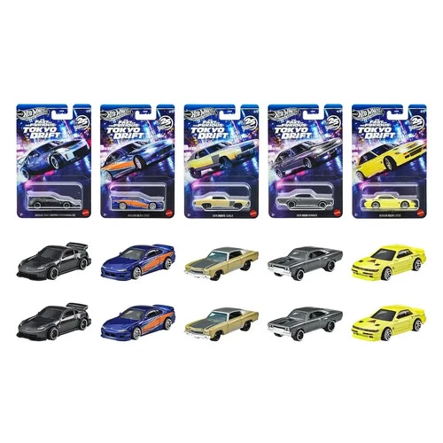 Hot Wheels Fast & Furious Tokyo Drift FULL SET 5/5 Complete Mint 1:64 JDM 2026