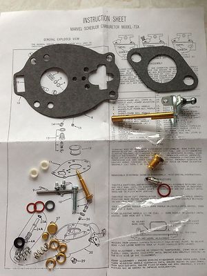 FORD MARVEL SCHEBLER CARBURETOR KIT CARB 800,TSX428,TSX500,TSX551,TSX577