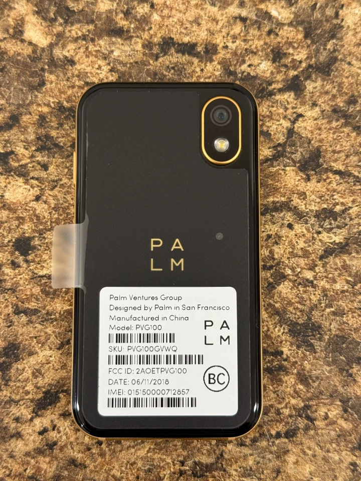 Teléfono Palm PVG100 GSM Desbloqueado 32 GB Teléfono Pequeño Caja Abierta - Dorado Foto 2 de 4