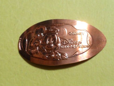 Tokyo Disney Resort Line elongated penny JAPAN cent Captain Mickey Mouse coin