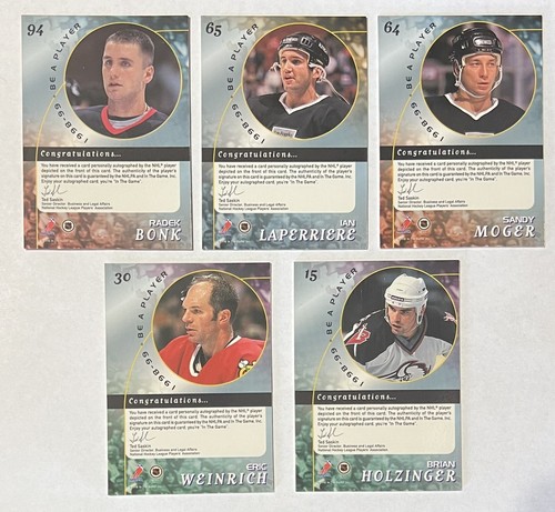 5 - 1998-99 In The Game Be A Player GOLD Auto Autograph Cards - Picture 2 of 2