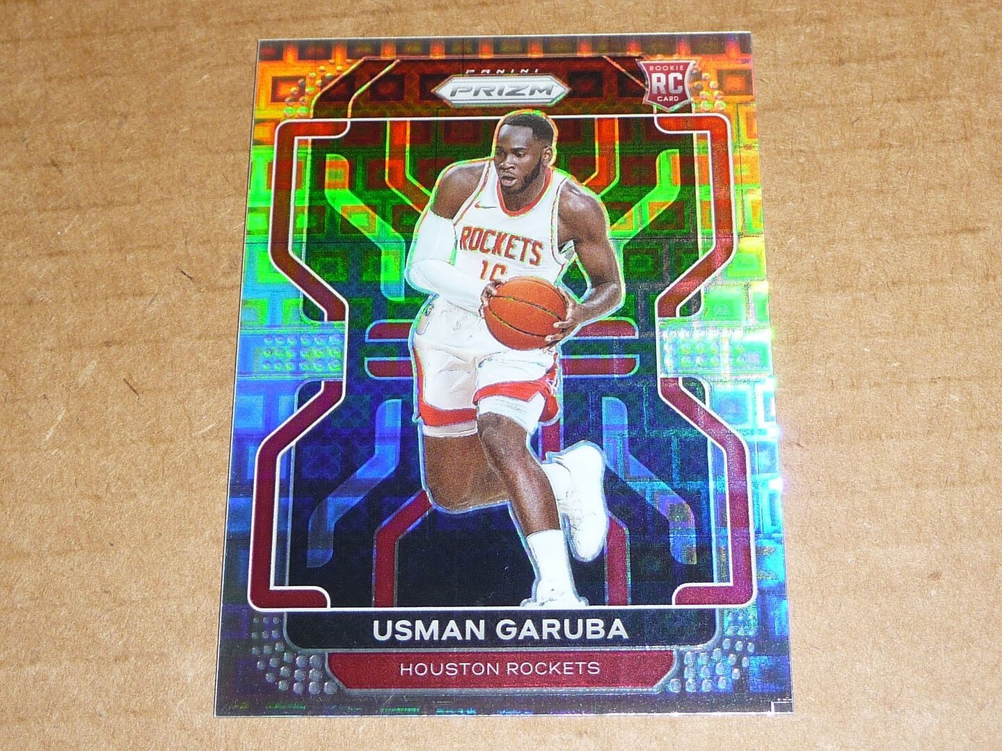 (J) 2021/22 Panini Prizm PREMIUM BOX SET PANDORA /150 USMAN GARUBA ROCKETS #321