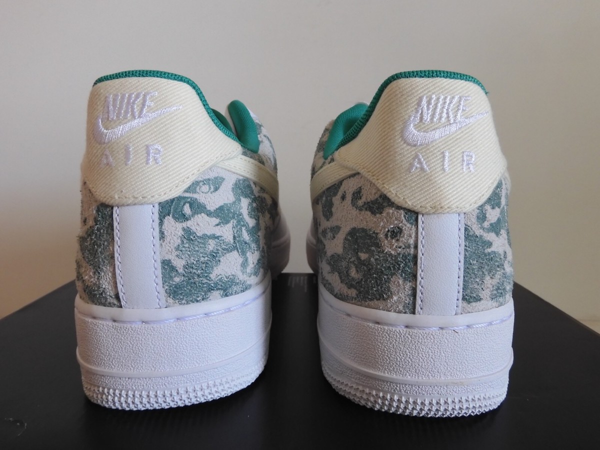 Size 14 - Nike Air Force 1 '07 LV8 Neptune Green Camo for sale