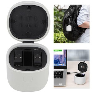 TELESIN-Card-Reader-Storage-Case-Charger-with-2-Battery-for-Gopro-Hero-5-6-7-Cam