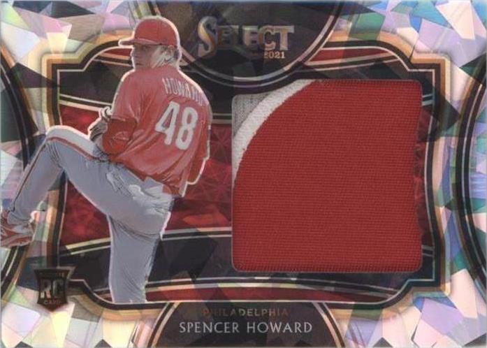 Horizontal Rookie Card 2021 Panini Select - Horizontal Rookie Jumbo Swatches Spencer Howard # ...