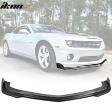 Fits 10-13 Chevy Camaro V8 Ss V2 Style Front Bumper Lip Spoiler Matte Black Pp