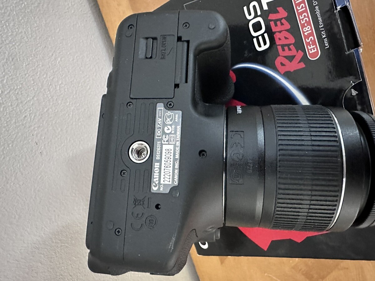 Canon EOS Rebel T3i Camera W/(18-55mm) in Original Box, Manual