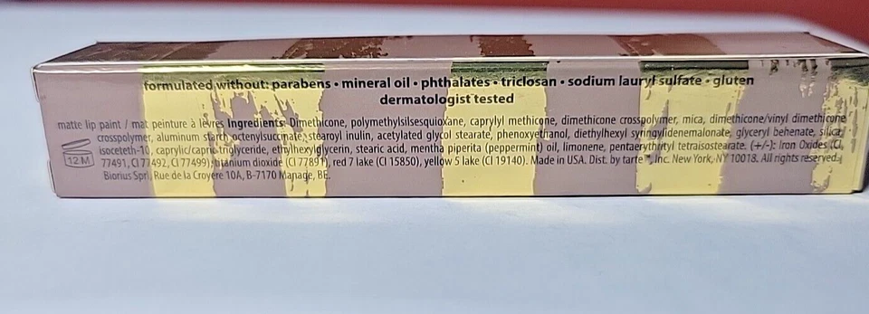 Pintura labial mate Tarteist TARTE, RAVE. Nuevo en caja, tamaño completo, hallazgo raro Foto 4 de 4